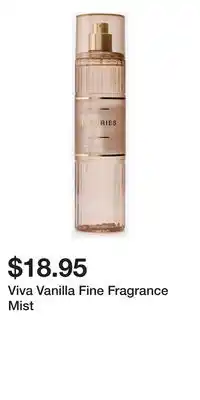 Bath & Body Works Viva Vanilla Fine Fragrance Mist offer