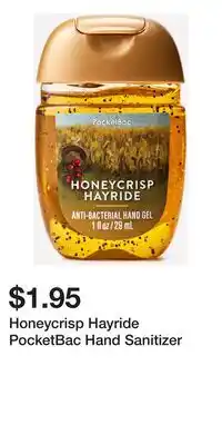Bath & Body Works Honeycrisp Hayride PocketBac Hand Sanitizer offer