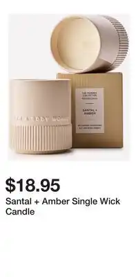 Bath & Body Works Santal + Amber Single Wick Candle offer