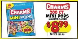 Ollie's CHARMS MINI POPS offer