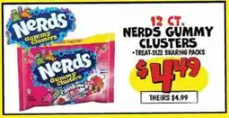 Ollie's NERDS GUMMY CLUSTERS offer