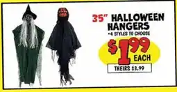 Ollie's HALLOWEEN HANGERS offer