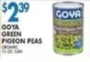 Compare Foods Goya green pigeon peas offer