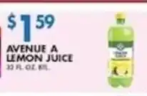 Compare Foods Avenue A Lemon Juice offer