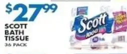 Compare Foods Scott bath tissue offer