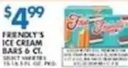 Associated Friendly's ice cream bars offer