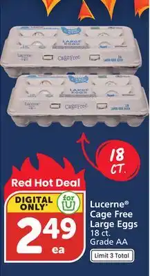 Vons Lucerne Cage Free Large Eggs offer