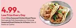 Stater Bros Fresh Citrus Seasoned Chicken Breast Pieces offer