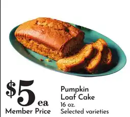 Pavilions Pumpkin Loaf Cake offer