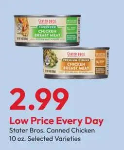 Stater Bros Stater Bros. Canned Chicken offer