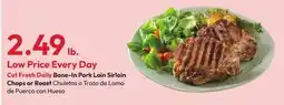 Stater Bros Bone-In Pork Loin Sirloin Chops or Roast offer