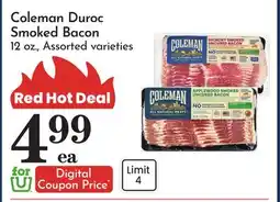 Pavilions Coleman Duroc Smoked Bacon offer