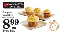 Pavilions Pumpkin Cupcakes offer