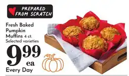 Pavilions Fresh Baked Pumpkin Muffins offer