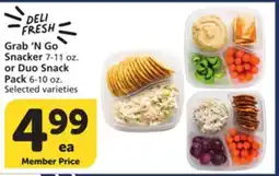 Albertsons Grab 'N Go Snacker 7-11 oz. or Duo Snack Pack 6-10 oz offer