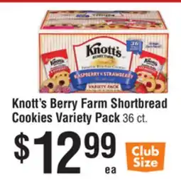 Smart & Final Knott's Berry Farm Shortbread Cookies Variety Pack offer