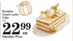 Pavilions Pumpkin Cream Latte Cake offer
