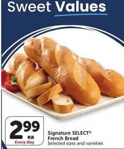 Albertsons Signature SELECT French Bread offer