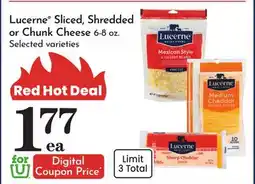 Pavilions Lucerne Sliced, Shredded or Chunk Cheese offer
