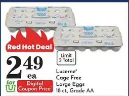 Pavilions Lucerne Cage Free Large Eggs offer