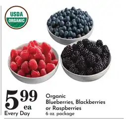 Pavilions Organic Blueberries, Blackberries or Raspberries offer