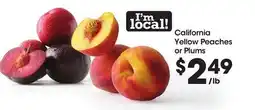 Food 4 Less California Yellow Peaches or Plums offer