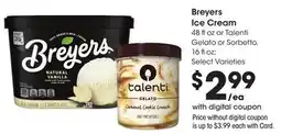 Ralphs Breyers Ice Cream offer