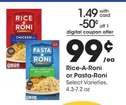 Ralphs Rice-A-Roni or Pasta-Roni offer