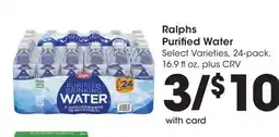 Ralphs Ralphs Purified Water offer