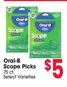 Jewel-Osco Oral-B Scope Picks offer