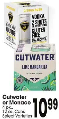 Jewel-Osco Cutwater or Monaco offer