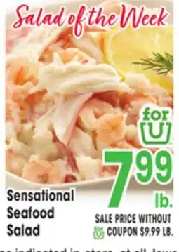 Jewel-Osco Sensational Seafood Salad offer