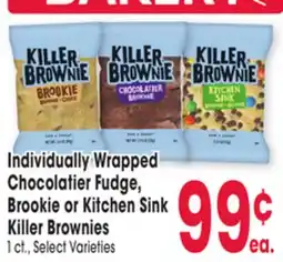Jewel-Osco Individually Wrapped Chocolatier Fudge, Brookie or Kitchen Sink Killer Brownies offer