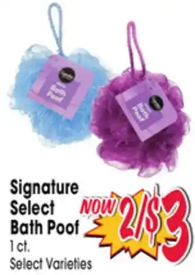 Jewel-Osco Signature Select Bath Poof offer