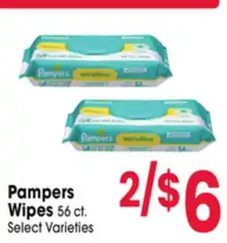 Jewel-Osco Pampers Wipes offer