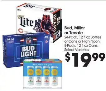 Food 4 Less Bud, Miller or Tecate offer