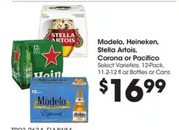 Food 4 Less Modelo, Heineken, Stella Artois, Corona or Pacifico offer
