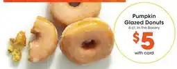 Mariano's Pumpkin Glazed Donuts offer