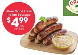 Mariano's Store Made Fresh Italian Sausage offer