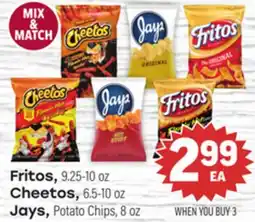 Tony’s Fresh Market Fritos, Cheetos, Jays offer