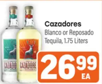 Tony’s Fresh Market Cazadores Blanco or Reposado Tequila offer