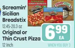 Tony’s Fresh Market Screamin' Sicilian Breadstix Original or Thin Crust Pizza offer