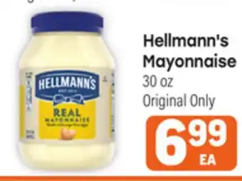 Tony’s Fresh Market Hellmann's Mayonnaise offer