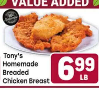 Tony’s Fresh Market Tony's Homemade Breaded Chicken Breast offer