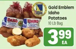 Tony’s Fresh Market Gold Emblem Idaho Potatoes offer