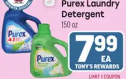 Tony’s Fresh Market Purex Laundry Detergent offer