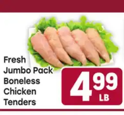 Tony’s Fresh Market Fresh Jumbo Pack Boneless Chicken Tenders offer