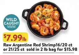 Fresh Thyme Raw Argentine Red Shrimp offer