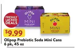 Fresh Thyme Olipop Prebiotic Soda Mini Cans offer