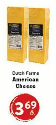 Rio Valley Market Dutch Farms American Cheese offer